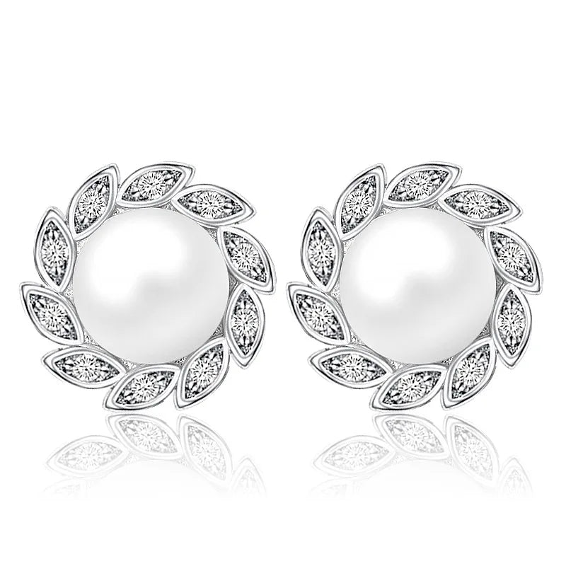 925 Sterling Silver Earrings AAA Zircon for Women