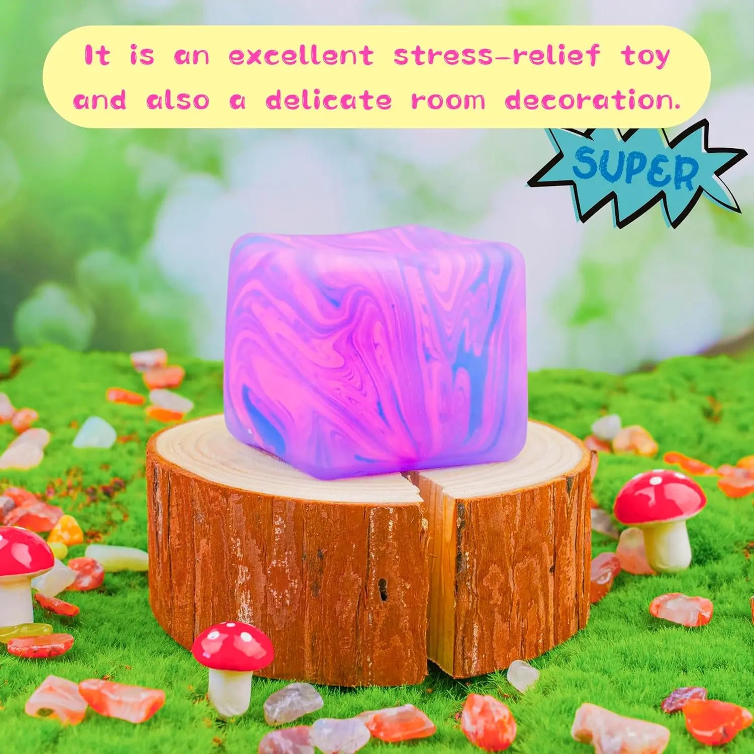 Soft and Glutinous Sensory Stress-relief Toy Needoh Cube