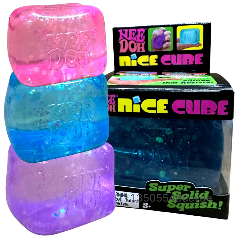 NeeDoh Nice Cube Series of Products Stress Relief Toy