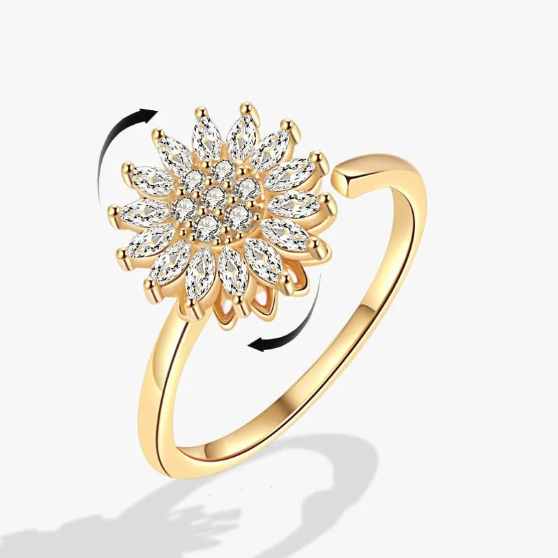 Fashion Fidget Spinner Ring For Women