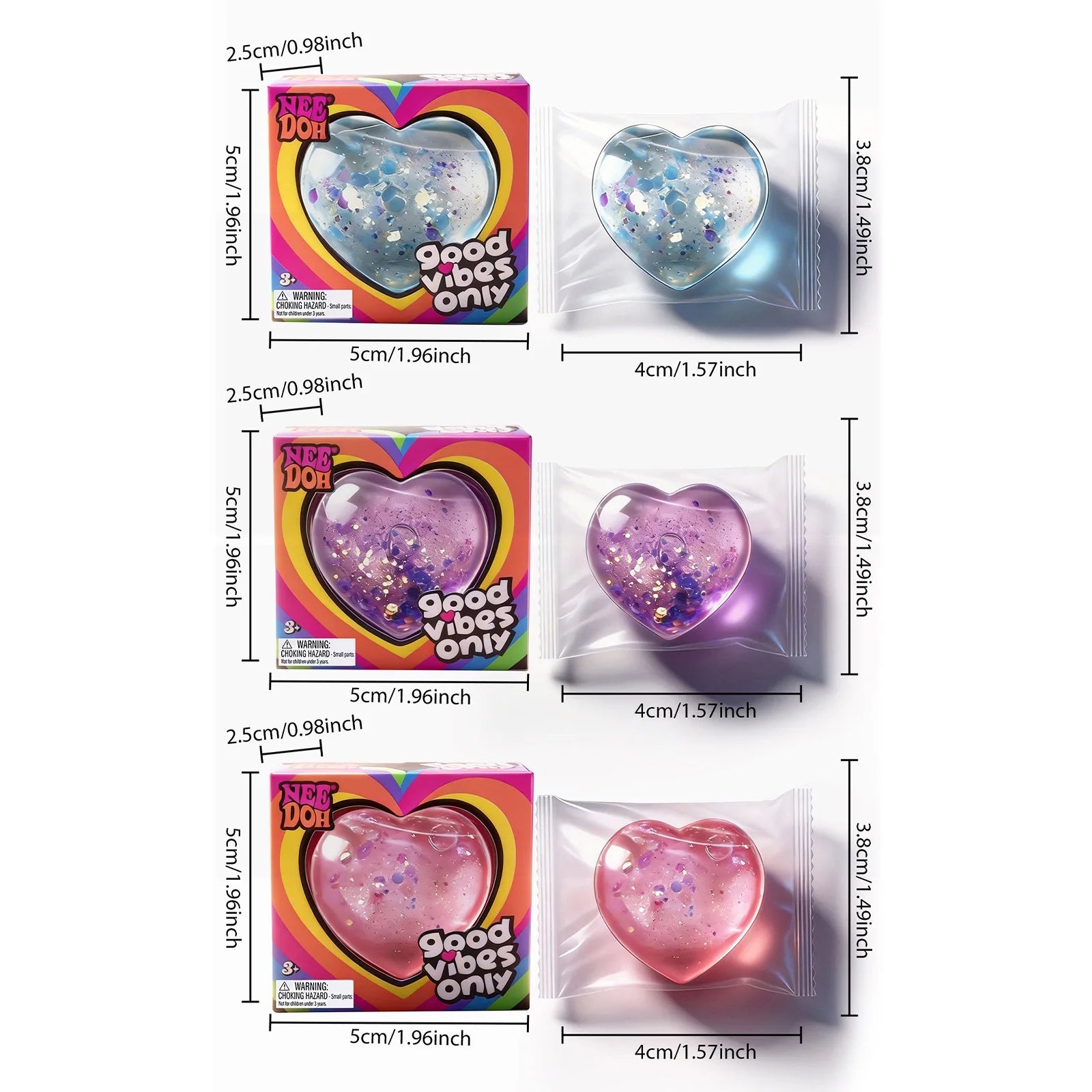 Heart-Shaped Squishy Toy, Soft and Comfortable