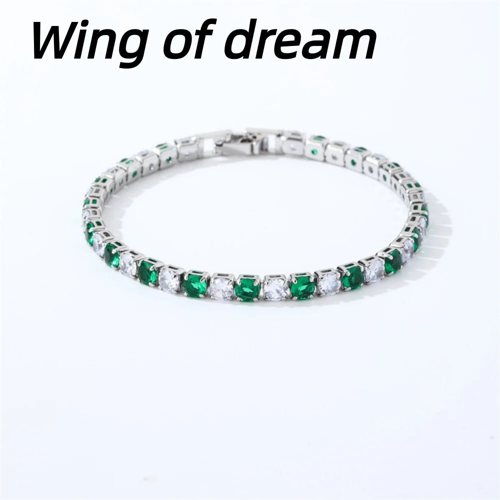 925 Sterling Silver Jewelry, 16cm-21cm Tennis Bracelet