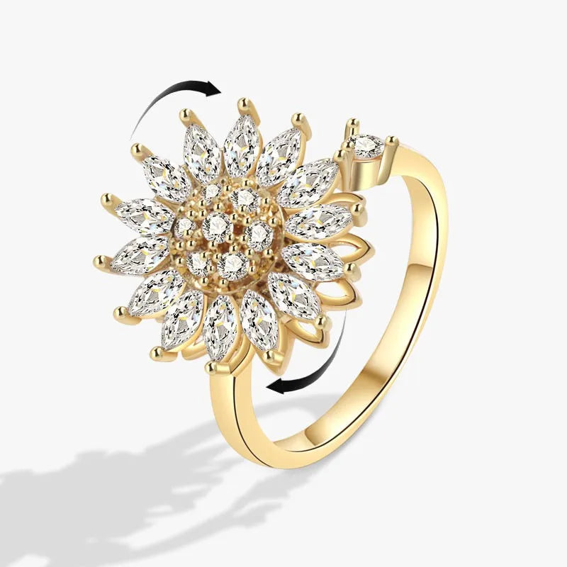 Fashion Fidget Spinner Ring For Women