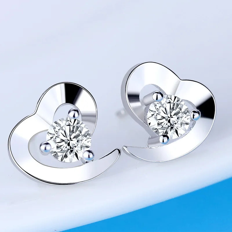925 Sterling Silver Earrings AAA Zircon for Women