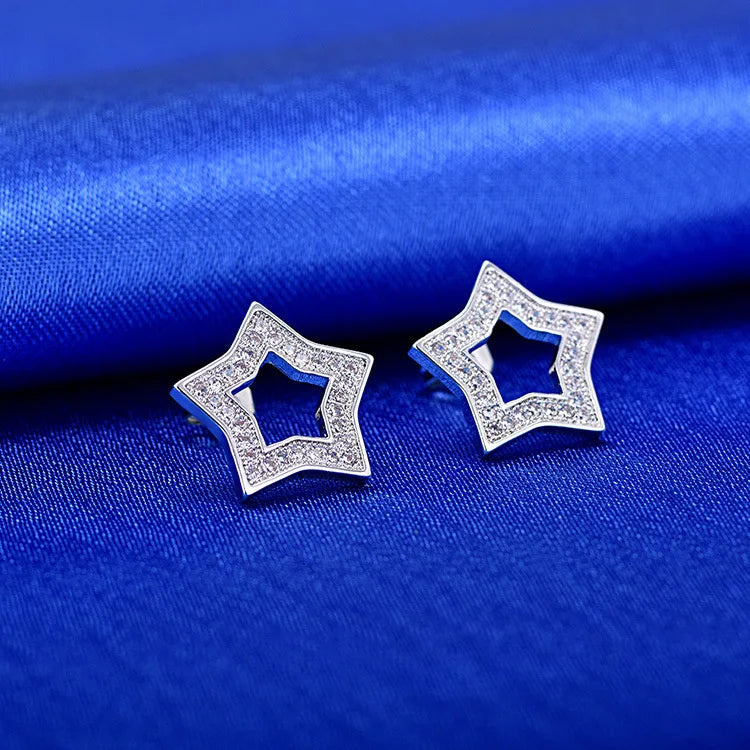925 Sterling Silver Earrings AAA Zircon for Women