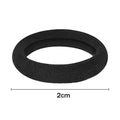 10/100pcs Black Hair Ties, No Damage Seamless Hair Ties Ponytail Holders Elastics