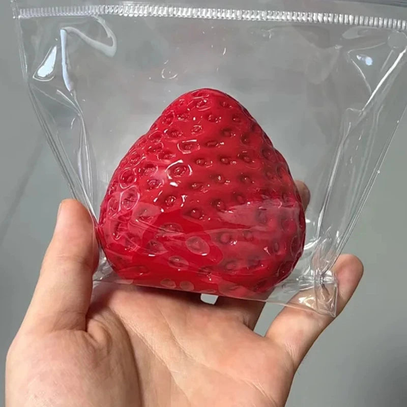 Strawberry Taba Squishy Fidget Toy - Slow Rebound